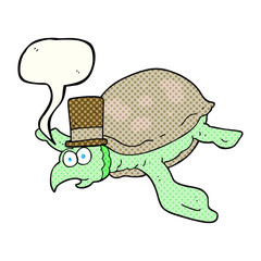 comic book speech bubble cartoon turtle