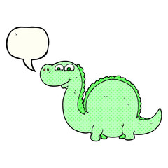 comic book speech bubble cartoon dinosaur