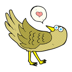 comic book speech bubble cartoon bird