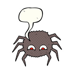 comic book speech bubble cartoon spider