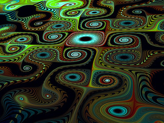 Abstract ornament background digitally generated image