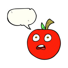 comic book speech bubble cartoon tomato