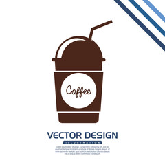 coffee time icon design 