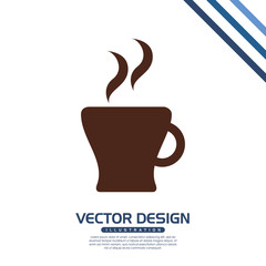 coffee time icon design 