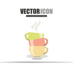 coffee time icon design 