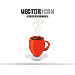 coffee time icon design 