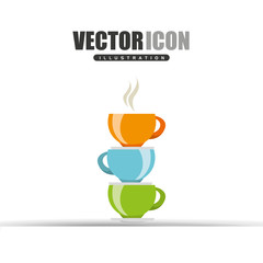 coffee time icon design 