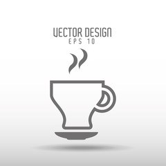 coffee time icon design 