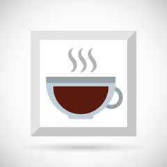 coffee time icon design 