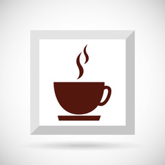 coffee time icon design 