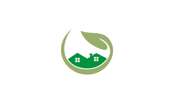  house organic business company logo