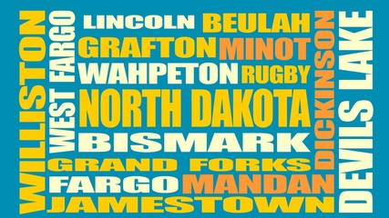 North Dakota state cities list