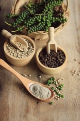 seed pepper and dried