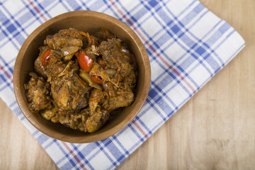 Chakhokhbili - stew bird, widespread in the Caucasus.