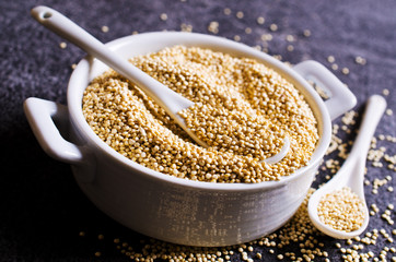 Quinoa dry seeds