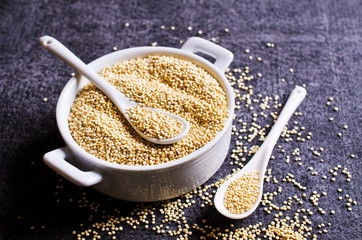 Quinoa dry seeds