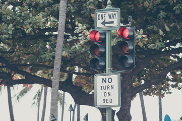 one way