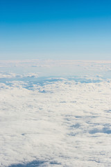 飛行機から見た雲海