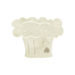 retro cartoon bakers hat