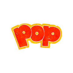 retro cartoon POP symbol