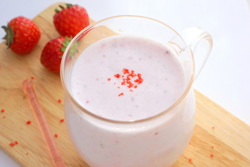 イチゴのスムージー