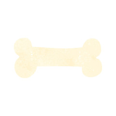 retro cartoon bone