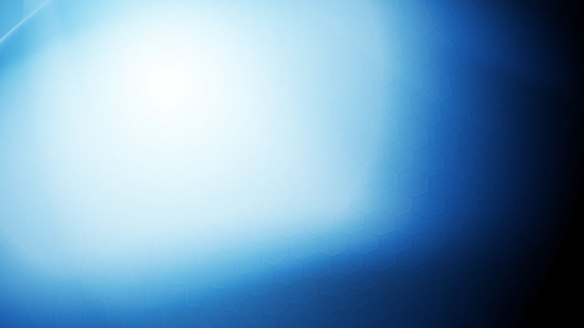 Bright blue abstract wavy hexagon motion design clip. Video corporate animation HD 1920x1080