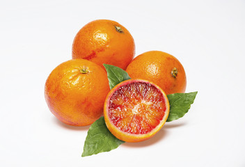 Mehrere Blutorangen 
