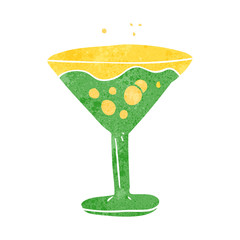 retro cartoon cocktail