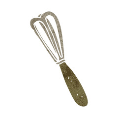 retro cartoon whisk