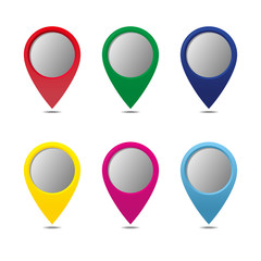 ロケーションアイコンのイラスト