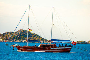Fototapeta premium ancient city in Kekova
