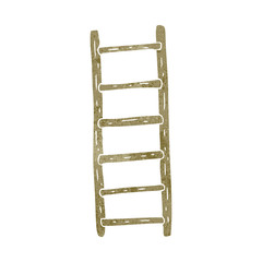 retro cartoon ladder