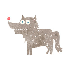 retro cartoon dog