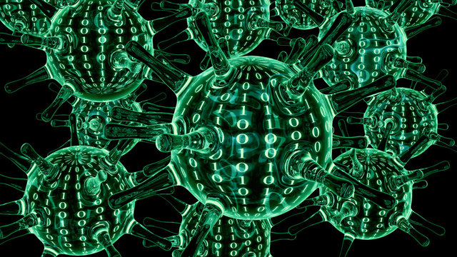 Zeros and Ones with Computer Viruses