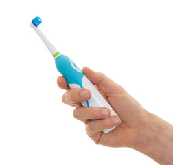 Electric toothbrush isolated