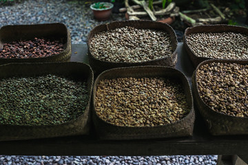 
cooking coffee beans