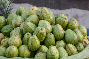 guayaba fruit on sale from Nicaragua, centralamerica