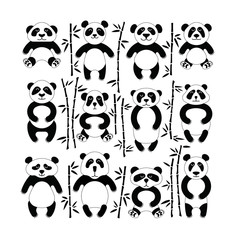 Panda set 2