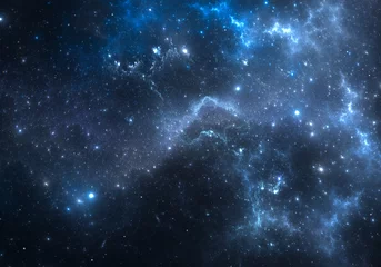Weltraumhintergrund mit Nebel und Sternen © Peter Jurik
