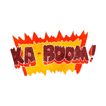 recommend clip art: retro cartoon comic book explosion