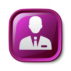 Pictograph of businessman