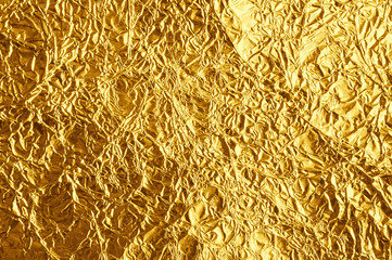 Shiny gold foil texture