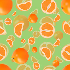 pattern of orange