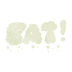 retro cartoon fat symbol