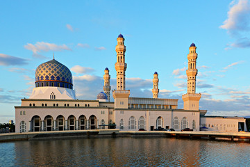 Kota Kinabalu City Floating Mosque, Sabah Borneo East Malaysia