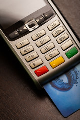 Obraz premium POS and credit cards