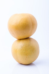 pear on white background
