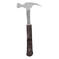 retro cartoon hammer