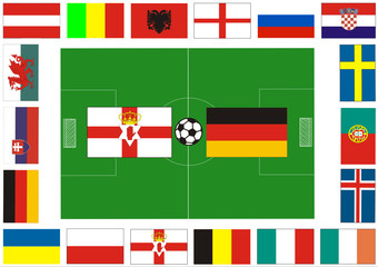 Fußball in Frankreich 2016 Gruppe C
NORDIRLAND - DEUTSCHLAND